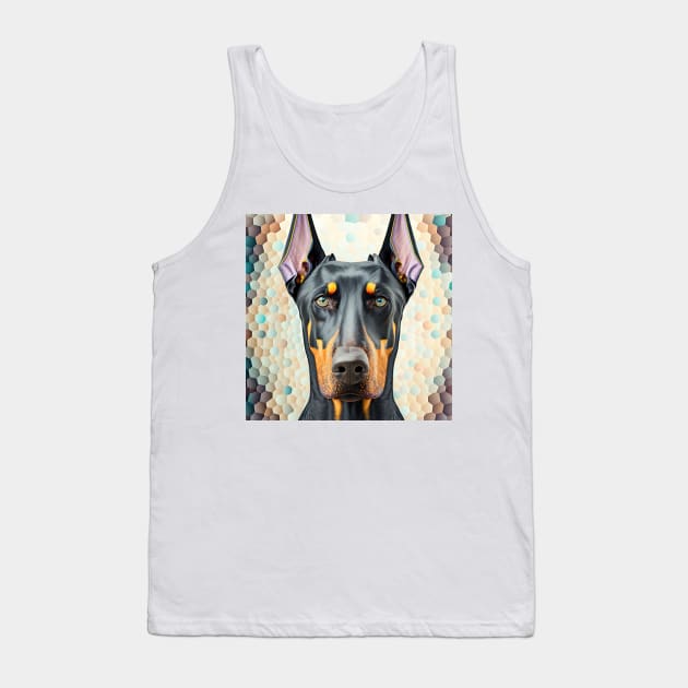 A Fractal Design of A Doberman Tank Top by daniel4510